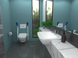 Choose Britex ceramic products for chic, contemporary bathroom design