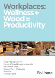Driving workplace wellness and productivity with timber