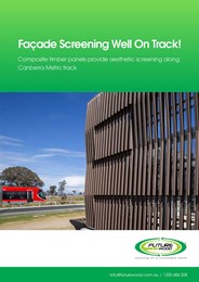 Sustainable composite timber screening solutions for all-weather conditions