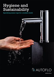 Hygiene and sustainability: Specifying sensor taps for a modern world