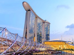 ALPOLIC/fr panels cover ‘belly’ at Marina Bay Sands skyscraper in Singapore
