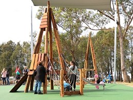 Kanahooka community playground equipped with Moduplay play systems