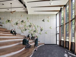 Gyprock ceiling supports acoustic management at Sydney high school