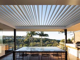 Extending living spaces with a Vergola