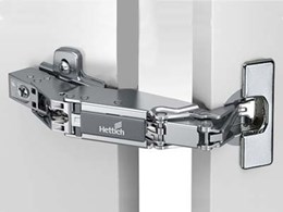 New and improved Intermat fast assembly hinges for versatile kitchen and furniture design