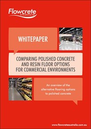 Comparing polished concrete and resin floor options for commercial environments