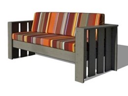 Xofa range of outdoor furniture available from Botton + Gardiner Urban Furniture