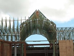 Queensland fabricator uses Pryda Build for complex roof design in Brisbane mansion project