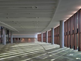 Verosol blinds balance views with light and heat control at Cairns Convention Centre