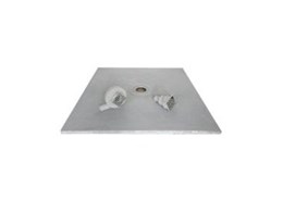 ShowerStone solid shower bases available from Marmox
