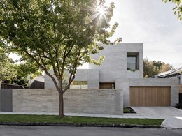 Carr achieves monolithic look on Melbourne home with Krause Emperor Bricks 
