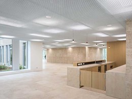 TICELL-N metal open-cell ceiling impresses at Novartis head office