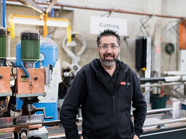 Ari Zaharopoulos has processed an estimated 1.5 million battens in 25 years