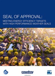 Seal of approval: Meeting energy efficiency targets with high-performance weather seals