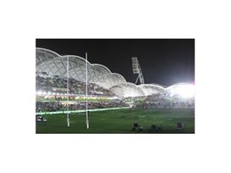 Synthetic grass perimeter run off from TigerTurf used at AAMI Park in Melbourne