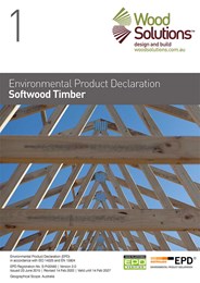 WoodSolutions Environmental Product Declarations (EPDs) 1-7