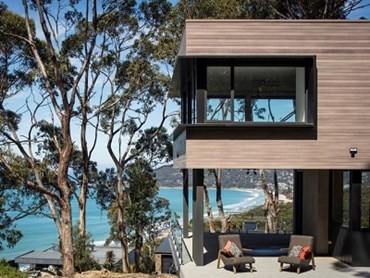 DecoClad on a house in Lorne, VIC (finish DecoWood Weathered Timber) &copy; DECO
