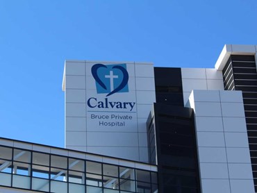 The Intensive Care Unit at the Calvary Public Hospital