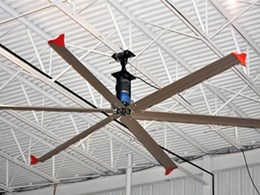 SkyBlade fans move more air with less energy