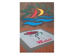 LogoTherm thermoplastic logo paving available from MPS Paving Systems Australia