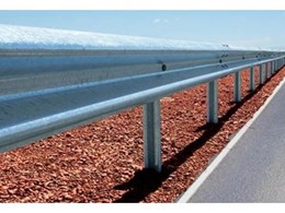 Ezy-Guard Smart steel guardrail road safety barriers approved by the NSW RTA.