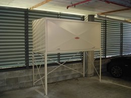Over bonnet car park storage systems from Qwik-Store Custom Storage Lockers