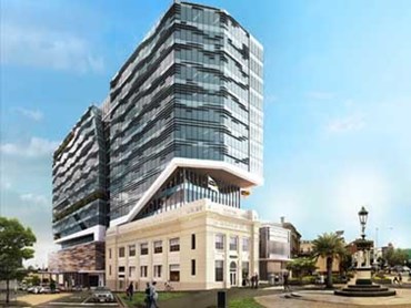 The 14-storey building is expected to dominate the Geelong skyline

