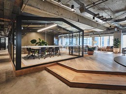 Engineered timber floor enhances modern-industrial aesthetic at Sydney workspace