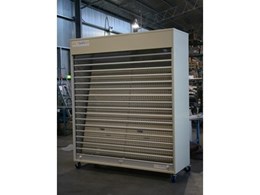 Actisafe industrial security storage units featuring electric roller shutters