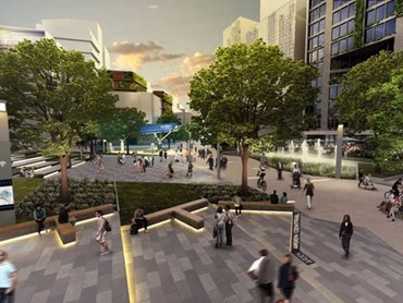 Visualisation of the proposed Arden precinct
