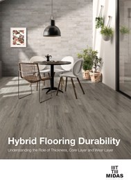 Hybrid flooring durability: Understanding the role of thickness, core layer and wear layer