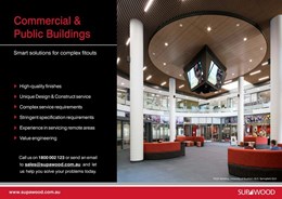 Commercial & public buildings, smart solutions for complex fitouts