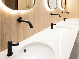 Automatic soap dispensers specified for bathroom refit at Brisbane office