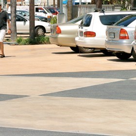 New low VOC sealer to protect urban landscape areas from staining