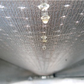 The water permeable underfloor insulation