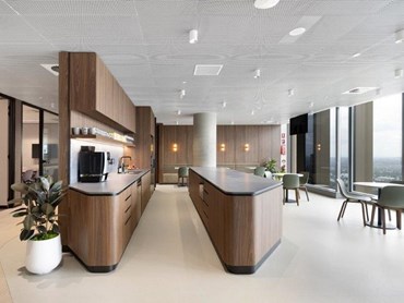 Architects Gray Puksand, selected the A/Maze Collection for the ceiling system