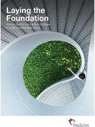 Laying the foundation: How to specify low carbon concrete to build a sustainable future