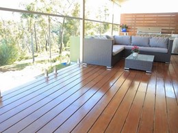 Low carbon high strength fire rated composite decking solution for bushfire prone areas
