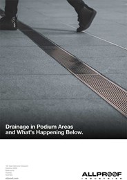 Selection guide: Drainage in podium areas and what’s happening below
