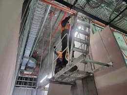 AM-BOSS installs Commercial Series attic ladders into airports