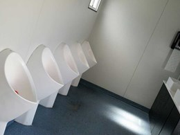 Portable bathroom rental company chooses Uridan waterless urinals