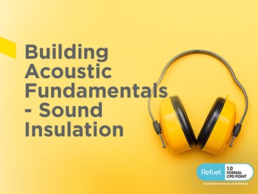 Webinar: Building acoustics fundamentals - sound insulation