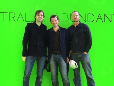 From left to right: Tobias Wallisser, Alexander Rieck, Chris Bosse
