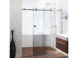 Frameless Sliding Shower System, OPTO Shower by Fethers