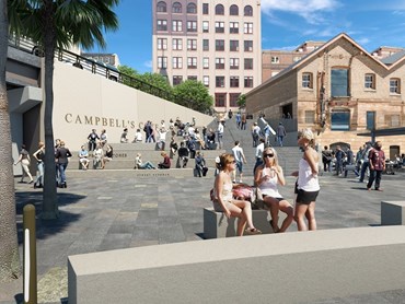 Artist&#39;s impression of JPW&#39;s Campbell&#39;s Cove design. Image: NSW Department of Planning &amp; Environment

