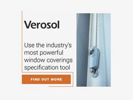 Specification will never be the same again – Verosol launches the industry’s most powerful window covering specification tool