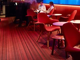 Bolon by Jean Nouvel Design complements the vibe at Café Sydney