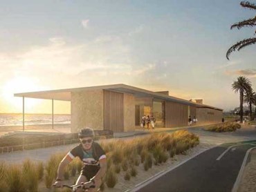 Concept design of new South Melbourne Life Saving Club
