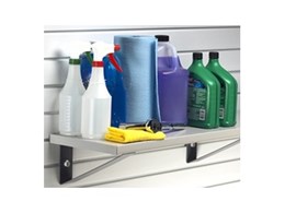 Heavy duty garage shelving available from Garageworks