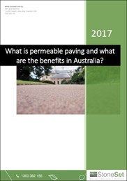 What is permeable paving and what are the benefits in Australia?
